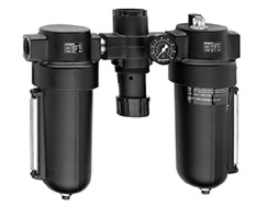 P8A-860-A3DA, 17 Series, filter-regulator-micro fog lubricator combo, 1" PTF ports, autodrain