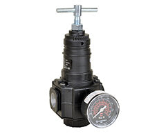 R74G-4AT-RMG, Excelon general purpose pressure regulator, 1/2 PTF, 0.3-10 bar, with gauge