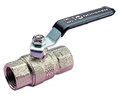 6021121C8, Standard ball valve, Full bore, female/female, Rp2