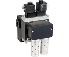 SCSQ101D01D02400, 3/2 Self-monitoring Safety Valve with Soft Start