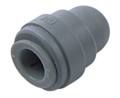 D200A0400, Pneufit D Acetal push-in fitting, End stop, 1/4"