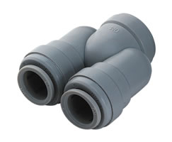 D20890600, Pneufit D Acetal push-in fitting, U Bend, 3/8"