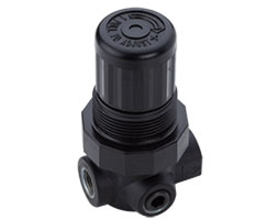 R07-100-RNAG, R07 Series general purpose pressure regulator, G1/8, 0.1-0.7 bar, without gauge