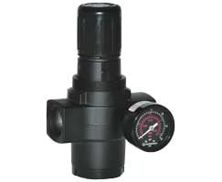 R17-800-NGLA, R17 Series general purpose regulator, 1 PTF, 0.3-8.5 bar, with gauge