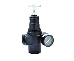R17-B01-RGLA, R17 Series general purpose regulator, 1-1/2 PTF, 0.3-8.5 bar, with gauge