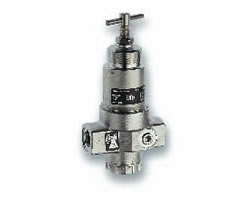 R22-405-NNMA, R22 Series stainless steel general purpose pressure regulator, 1/2 PTF, 0.4-10 bar, without gauge