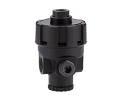R24-401-RNXG, R24 Series high flow pilot regulator, G1/2, 0.3-17 bar, without gauge