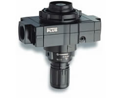R68G-NNT-RSN, Olympian Plus general purpose pressure regulator, without yoke, 0.7-17 bar, without gauge