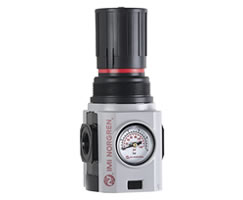 R84G-6GK-RFG, Excelon Plus general purpose pressure regulator, G3/4, 0.3-4 bar, integrated gauge