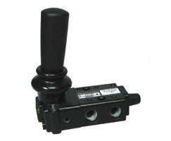 03063702, Super X 3/2 manual valve, Black, Lever/Lever, G1/4