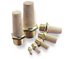 T40C2800, Quietaire sintered bronze silencer, G1/4
