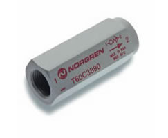 T60CB891, In-line excess flow shut-off valve, G1-1/2, 4.4psi