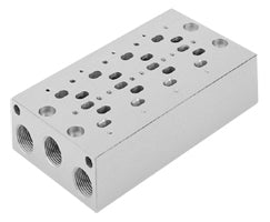 V70404-A50, Modular sub-bases and end plates for V44/V45 Mini ISO valves