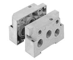 V70431-A5F, Modular sub-bases and end plates for V44/V45 Mini ISO valves