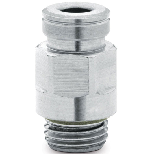 Camozzi H8512 10-1/8-V - Dual seal push in fitting-male stud-10mm tube-1/8 thread