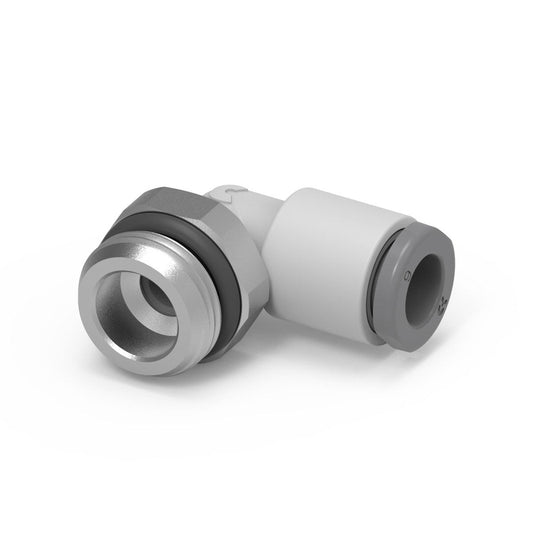 Camozzi G7522 16-1/2 - GripFit Push in fitting-swivel elbow-16mm tube-1/2 thread