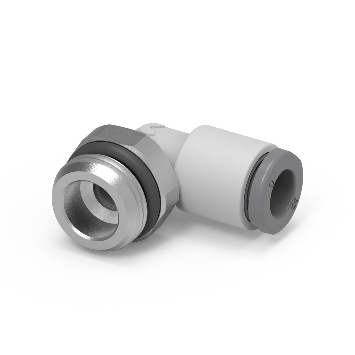 Camozzi G7522 4-1/8 - GripFit Push in fitting-swivel elbow-4mm tube-1/8 thread