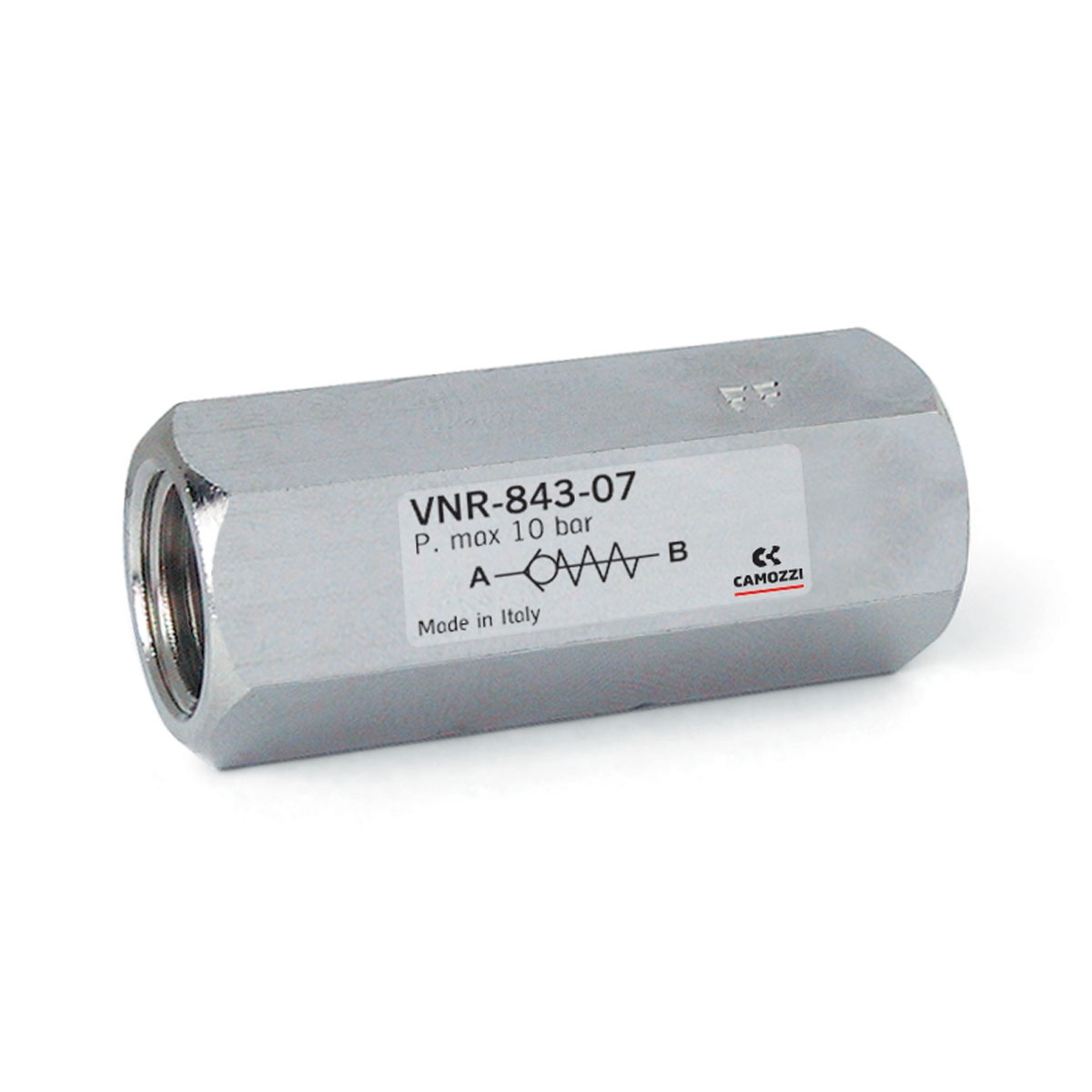 Camozzi VNR-238-3/8 - Non return valve-3/8-female female