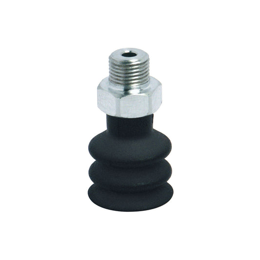 Camozzi VTCN-140S-1/8M - Bellow suction pad-2.5 folds-round-14mm-NBR-1/8 thread-male