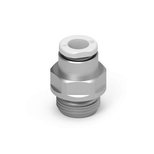 Camozzi W6512 12-1/2 - GripFit Push in fitting-male stud-12mm tube-1/2 thread