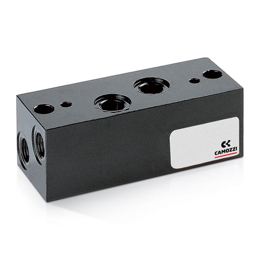 Camozzi 902-N2 - ISO 2-end block-front outlet