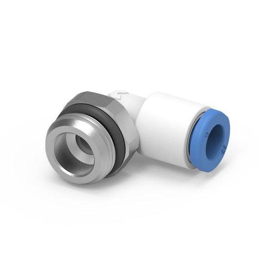 Camozzi W7522 4-1/8-OX1 - GripFit Push in fitting-swivel elbow-4mm tube-1/8 thread