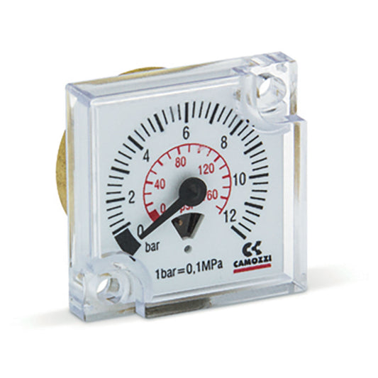 Camozzi MX3-R32/W-P - 0-10 pressure gauge-built in type