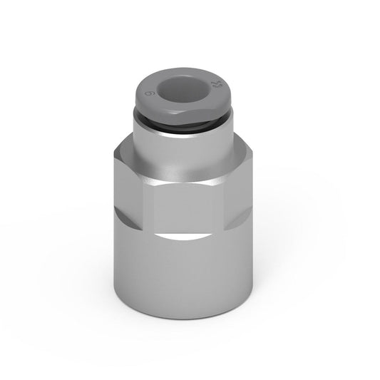 Camozzi G6463 8-3/8 - GripFit Push in fitting-female stud-8mm tube-3/8 thread