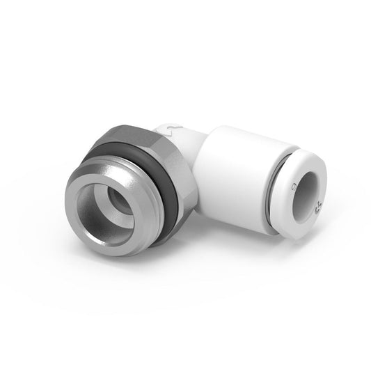 Camozzi W7522 10-1/2 - GripFit Push in fitting-swivel elbow-10mm tube-1/2 thread