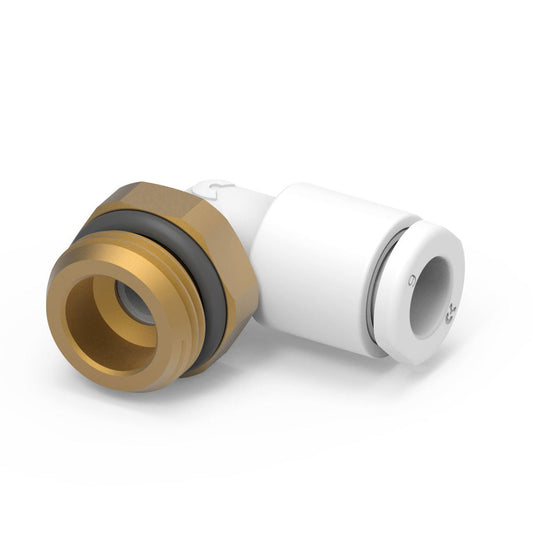 Camozzi B7522 6-1/4 - GripFit Push in fitting-swivel elbow-6mm tube-1/4 thread