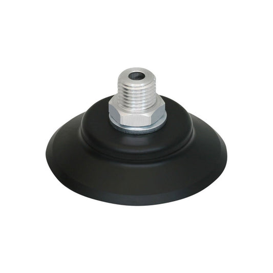 Camozzi VTCF-0600S-1/4M - Flat sution pad-round-60.0mm diameter-silicone-1/4 male