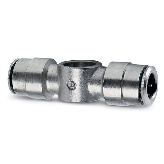 Camozzi 6620 6-1/4 - Push in fitting-double banjo ring connector-6mm tube-1/4
