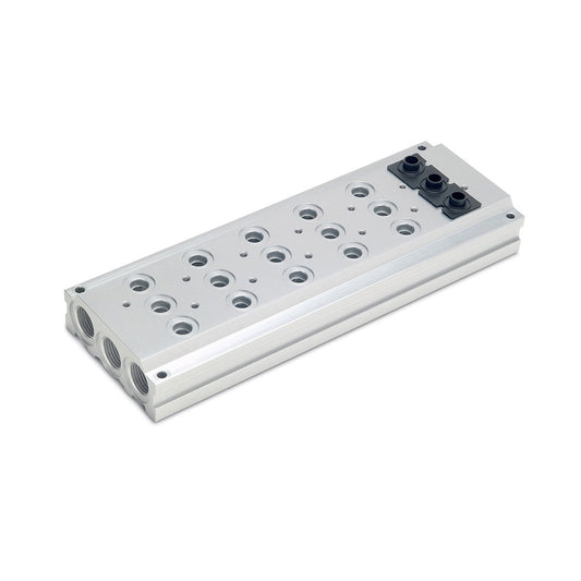 Camozzi CNVL-43 - Manifold base with common exhausts-3 positions-1/8