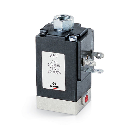 Camozzi 600-450-A6E - Direct sol valve-3 way NC-rotatable sub base-230VAC