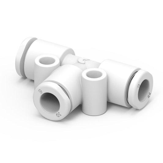 Camozzi W7540 8 - GripFit Push in fitting-equal tube tee-8mm tube
