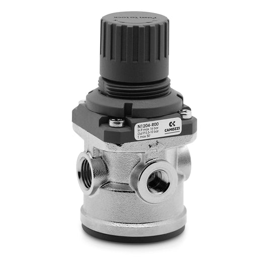 Camozzi N1208-R10 - Pressure regulator-1/8-0 to 4 bar-self relieving