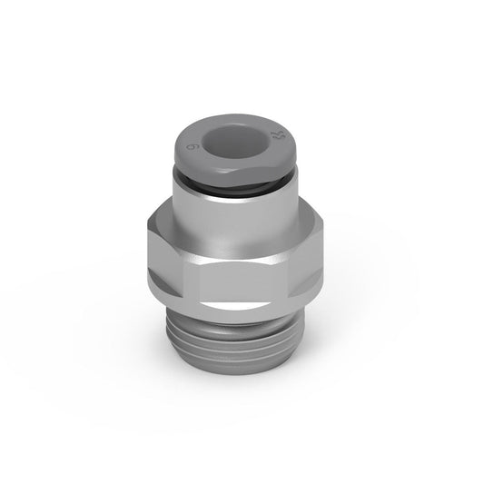 Camozzi G6512 6-1/8 - GripFit Push in fitting-male stud-6mm tube-1/8 thread
