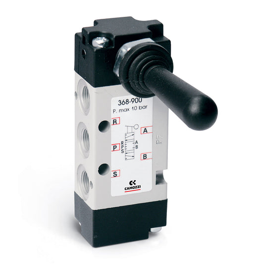 Camozzi 368-900 - Manually operated valve-5/3 CC-1/8- lever-lever
