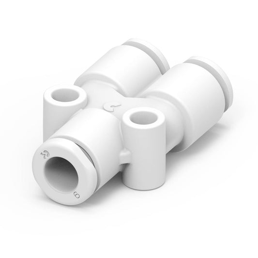 Camozzi B7560 6 - GripFit Push in fitting-equal tube Y-6mm tube