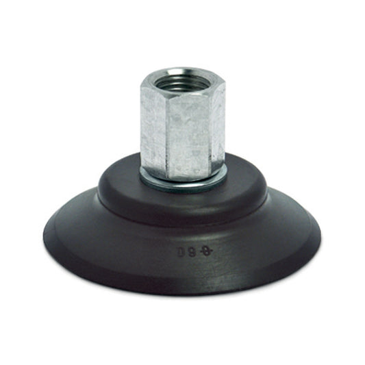 Camozzi VTCF-0800N-1/4F - Flat sution pad-round-80.0mm diameter-NBR- 1/4 female
