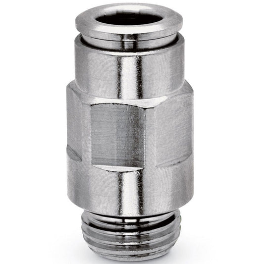 Camozzi 8512 10-3/8 - Dual seal push in fitting-male stud-10mm tube-3/8 thread