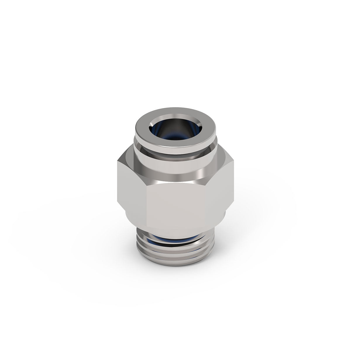 Camozzi X6512 8-1/8 - Push in fitting-male stud-8mm tube-1/8 thread