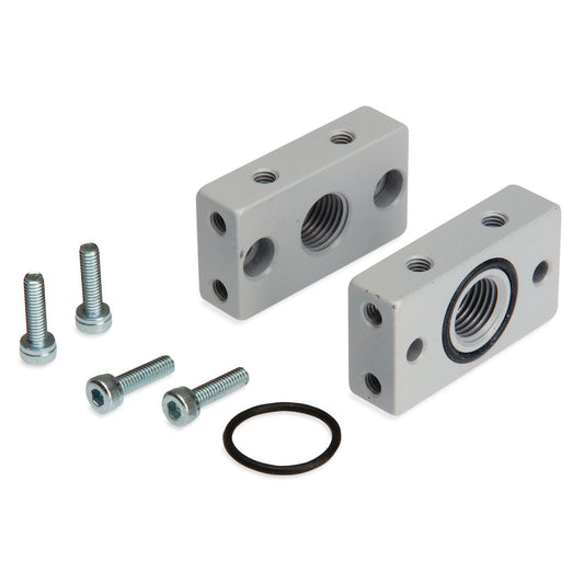 Camozzi MC104-FL - Terminal flanges (pair)-series MC (kit A)-1/4