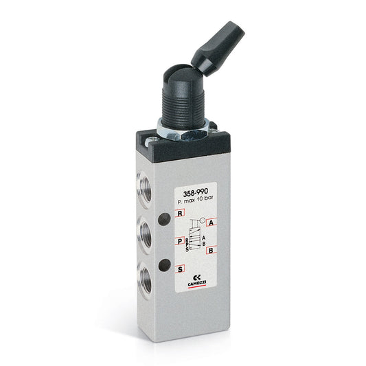 Camozzi 358-990 - Manually operated valve-5/2-1/8-toggle switch
