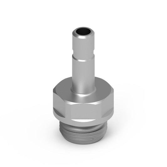 Camozzi W6812 8-1/8 - GripFit Push in fitting-stem adaptor-8mm tube-1/8 thread