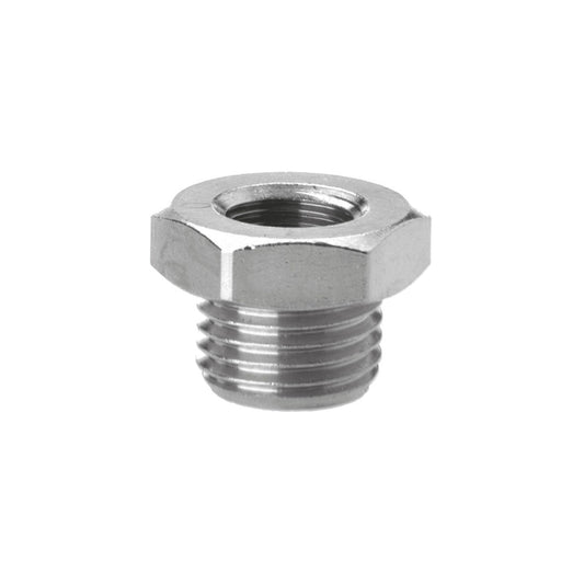 Camozzi 2531 1/8-M5-OX1 - BSP adapt-reducer- male 1/8-female M5 thread-** MOQ 10 pcs *
