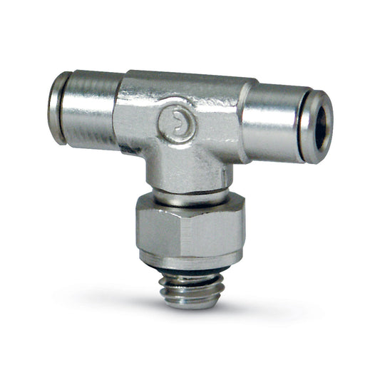 Camozzi 6432 3-M3 - Push in fitting-swivel branch tee-3mm tube-M3 thread