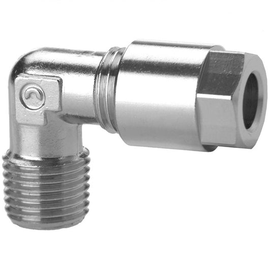 Camozzi 1020 6-1/8 - Compression fitting-fixed male elbow-6mm tube-1/8 thread