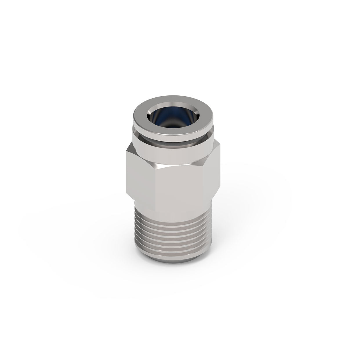 Camozzi X6510 6-1/4 - Push in fitting-male stud-6mm tube-1/4 thread-st/st