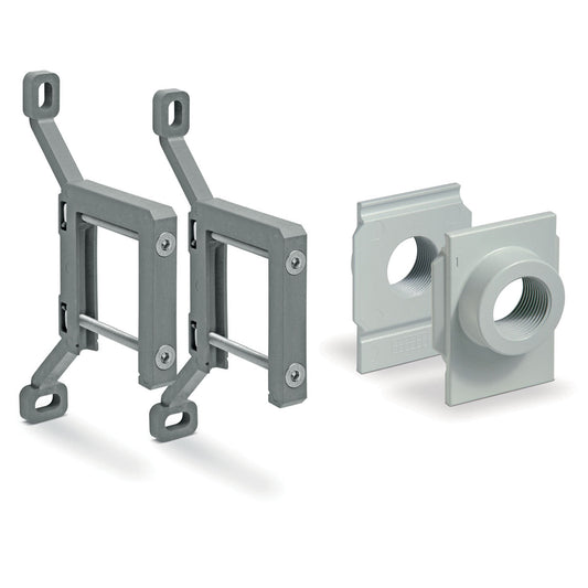 Camozzi MX3-1-KK - Rapid clamps kit with wall fixing brackets MX series-1